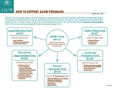 AAUW Funds diagram